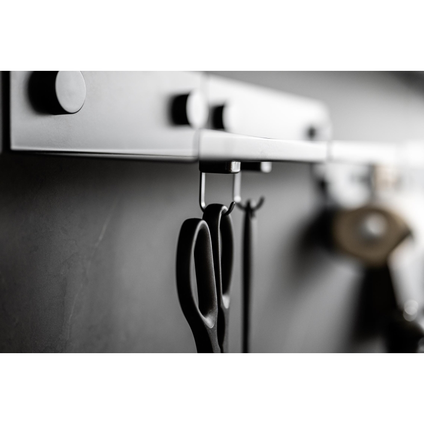 WENKO 71149800 - Kuke JET 2,2x3,9 cm crne/srebrne