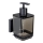 WENKO 71444800 - Dozator tečnog sapuna VACUUM-LOC QUADRO ED 7,5x16 cm crni