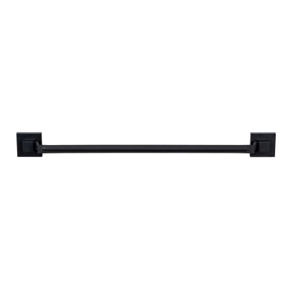 WENKO 71445800 - Držač peškira VACUUM-LOC QUADRO ED 60,5x6 cm crni