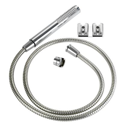 WENKO 81340100 - Tuš DUO 170x2,7 cm sjajni hrom/srebrna/siva