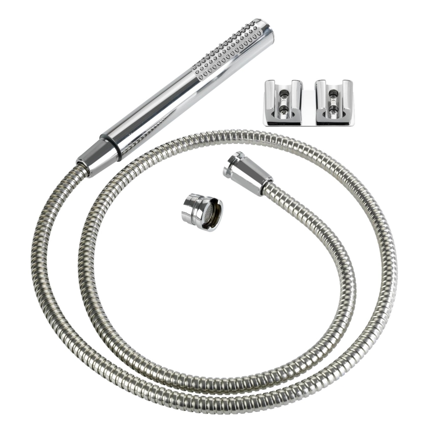 WENKO 81340100 - Tuš DUO 170x2,7 cm sjajni hrom/srebrna/siva