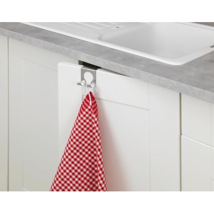 WENKO 8411100 - Kukica 5x5 cm inox/srebrna