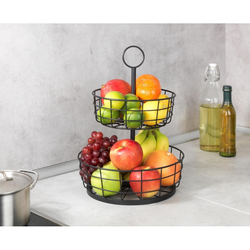 WENKO 88740800 - Korpa LOFT 28x39 cm crna
