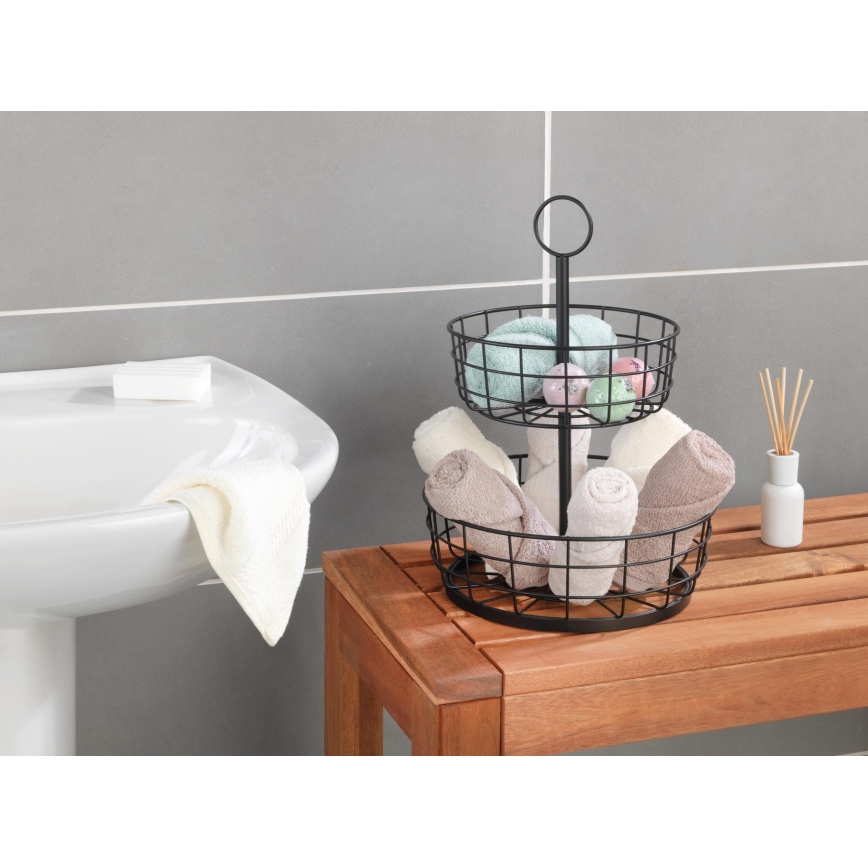 WENKO 88740800 - Korpa LOFT 28x39 cm crna