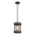 Westinghouse 61179 - Luster na sajli LANGSTON 1xE27/60W/230V, boja starog drveta