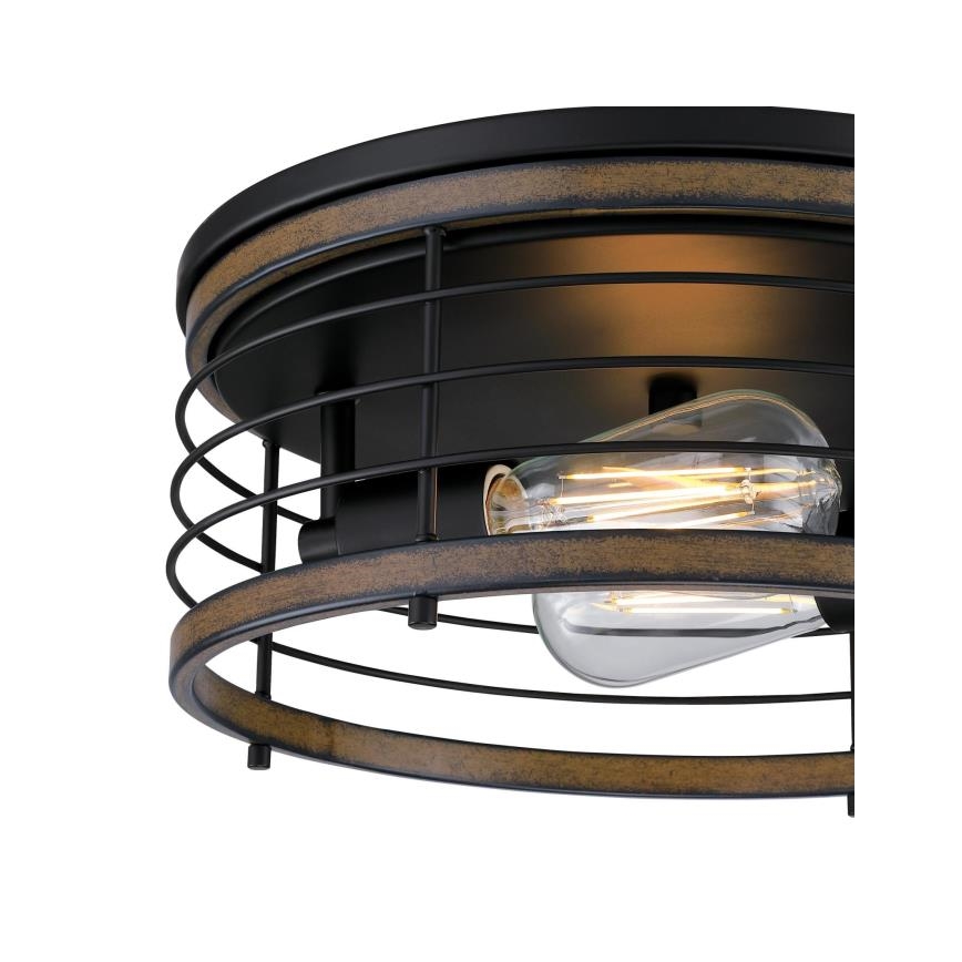 Westinghouse 61250 - Plafonska svetiljka ACKTON 2xE27/60W/230V rustično drvo