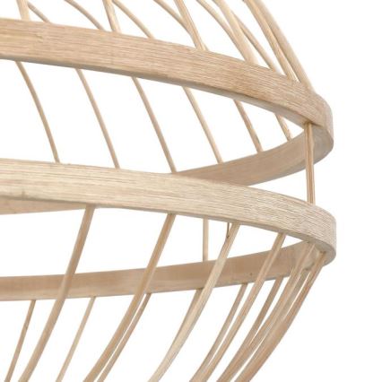 Westinghouse 61255 - Luster na sajli TULCEA 1xE27/60W/230V bambus