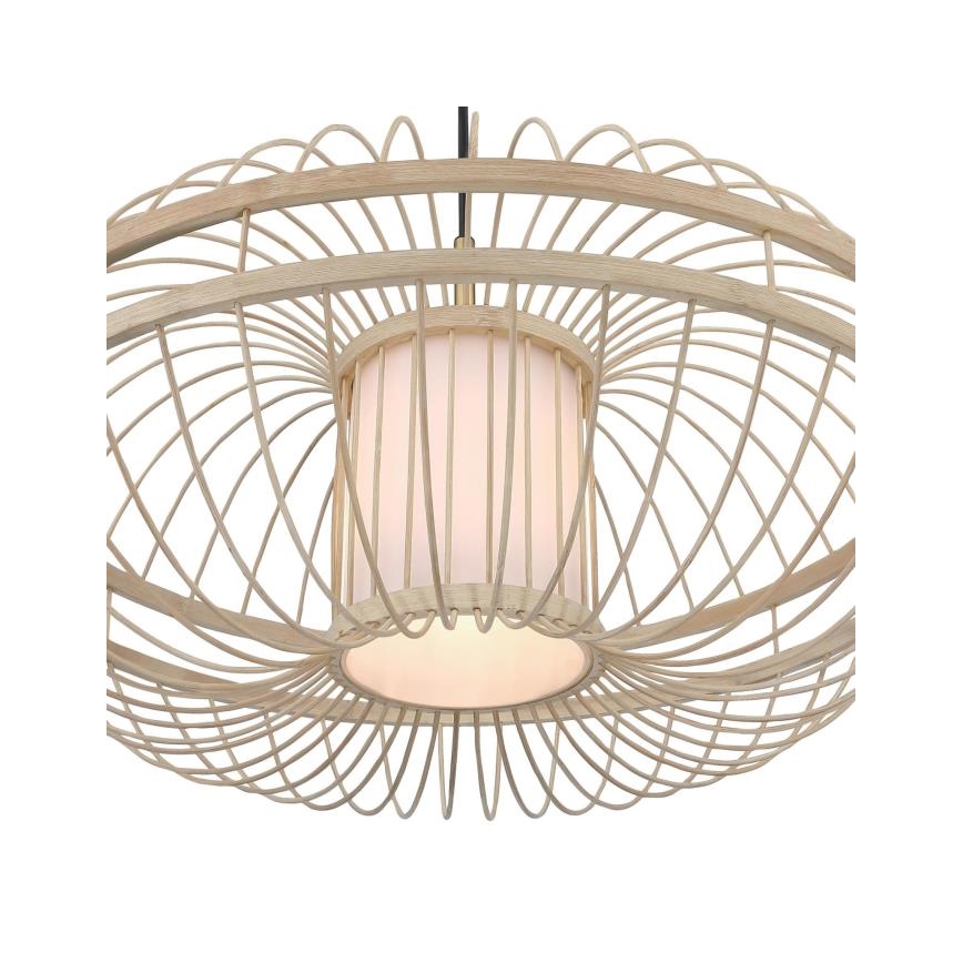Westinghouse 61255 - Luster na sajli TULCEA 1xE27/60W/230V bambus