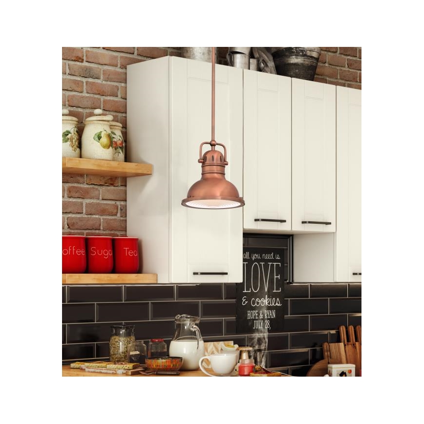 Westinghouse 6308440 - Luster na šipci BOSWELL 1xE27/60W/230V prečnik 22 cm