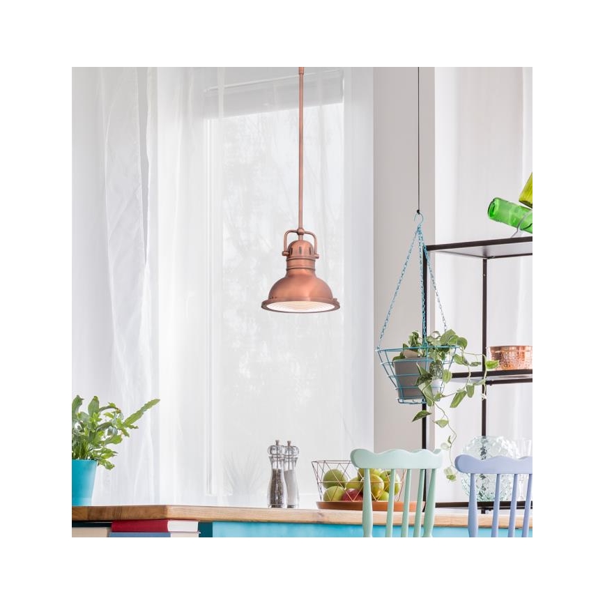 Westinghouse 6308440 - Luster na šipci BOSWELL 1xE27/60W/230V prečnik 22 cm