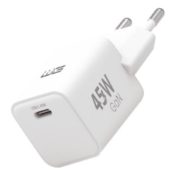 Winner Group - Adapter za brzo punjenje 1x USB-C Power Delivery 45W, bela