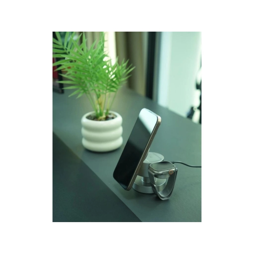 Winner Group - Bežični punjač 4u1 MUSH8OOM 27W antracit