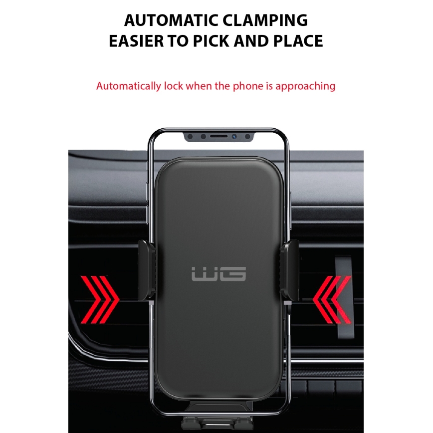 Winner Group - Bežični punjač i držač za auto 15W