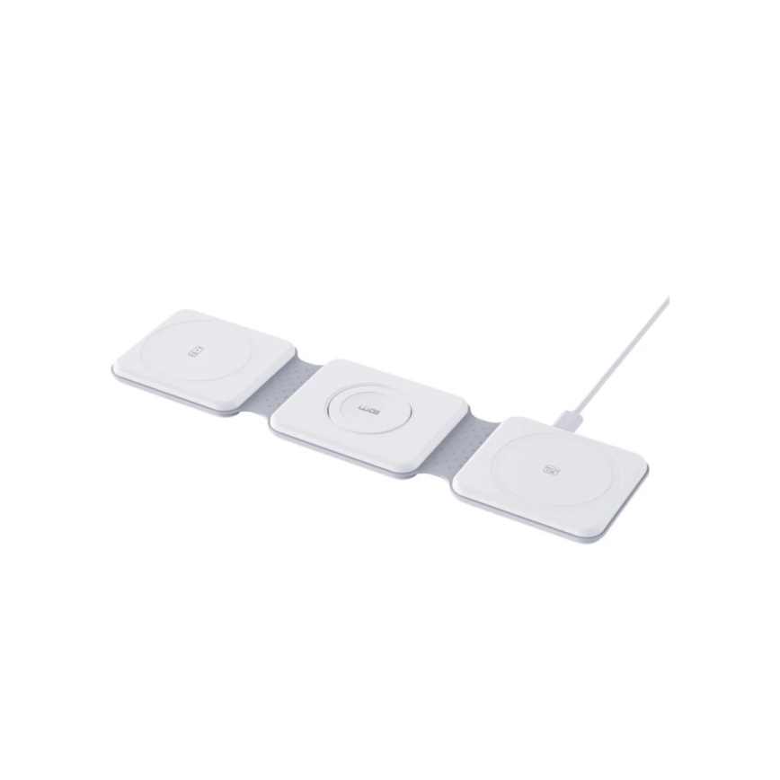 Winner Group - Bežični sklopivi 3u1 punjač MAXFLEX 22,5W, beo