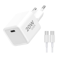 Winner Group- Brzi punjač 1xUSB-C PD 20W + USB kabl USB-C / USB-C 1m