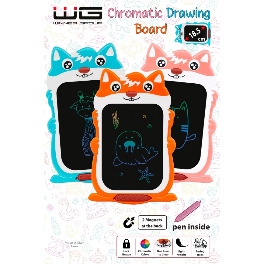Winner Group - Dečija tabla za crtanje 7,3 1xCR2016 sa motivom veverice