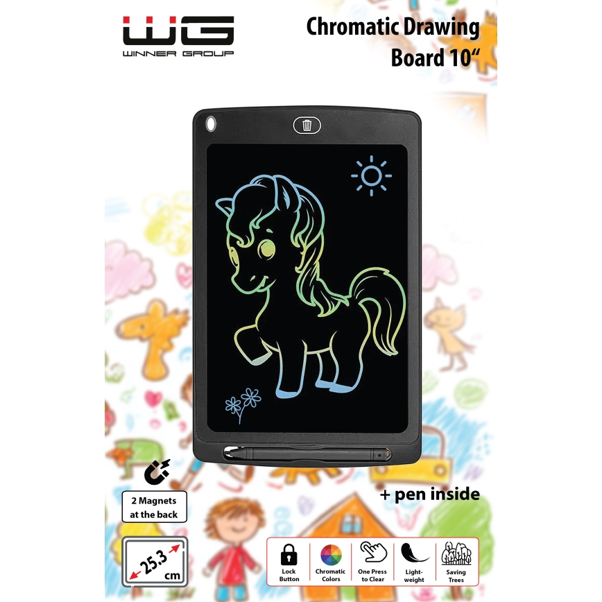 Winner Group - Elektronska tabla za crtanje 10 1xCR2025 crna