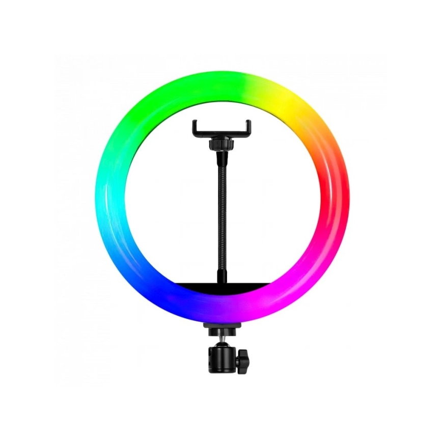Winner Group - LED RGB prigušiva podna lampa sa stalkom i držačem za vlog LED/10W/5V