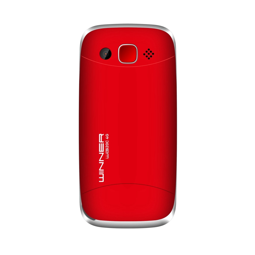 Winner Group - Mobilni telefon za seniore, 1600 mAh, crveni