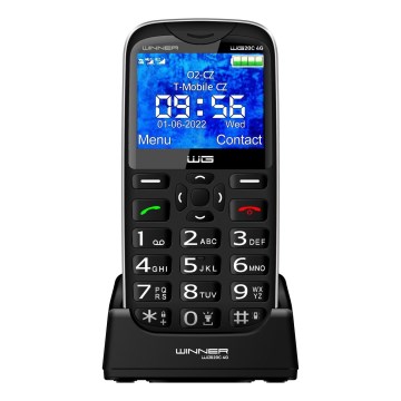 Winner Group - Mobilni telefon za starije osobe 1600 mAh crna