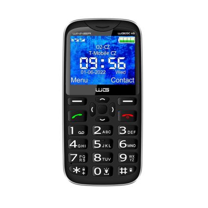 Winner Group - Mobilni telefon za starije osobe 1600 mAh crna