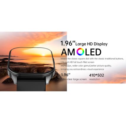 Winner Group - Pametni sat AirFlexOne 300 mAh IP68 srebran