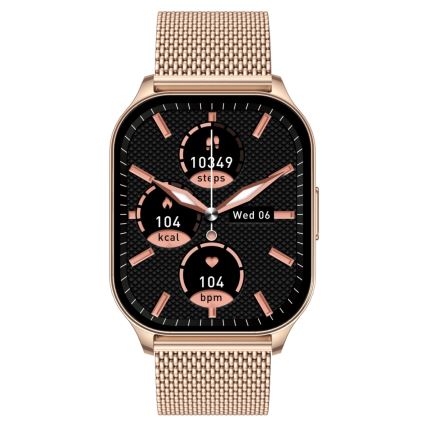 Winner Group - Pametni sat AirFlexOne+ 300 mAh IP68 zlatni