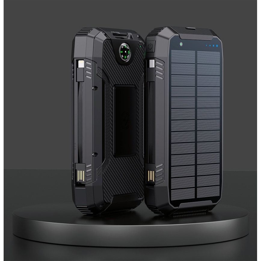 Winner Group - Power Bank sa bežičnim punjenjem i solarnim panelom 20000 mAh 20W PD