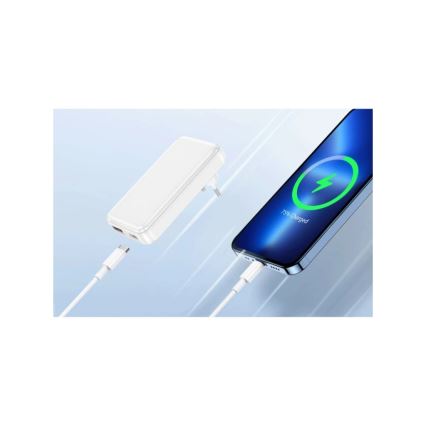 Winner Group - Punjač GaN 1x USB-A + 1x USB-C 30W beli