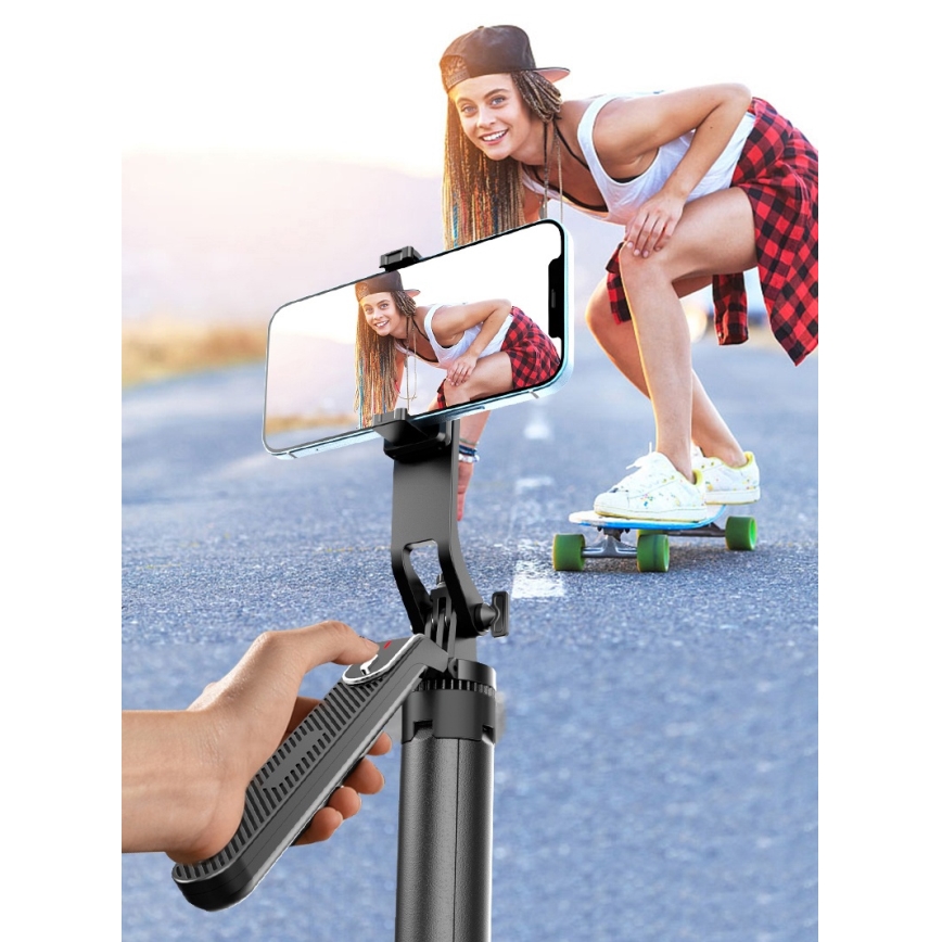 Winner Group - Selfie štap 3u1 sa stalkom 55 mAh 180 cm crni