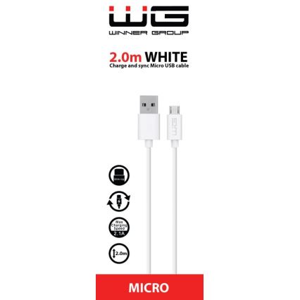 Winner Group - USB kabl Micro USB / USB-A 2m beo