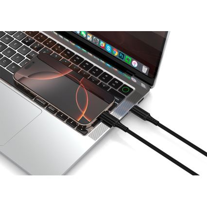 Winner Group - USB kabl USB-C / USB-C 240W 1m crna
