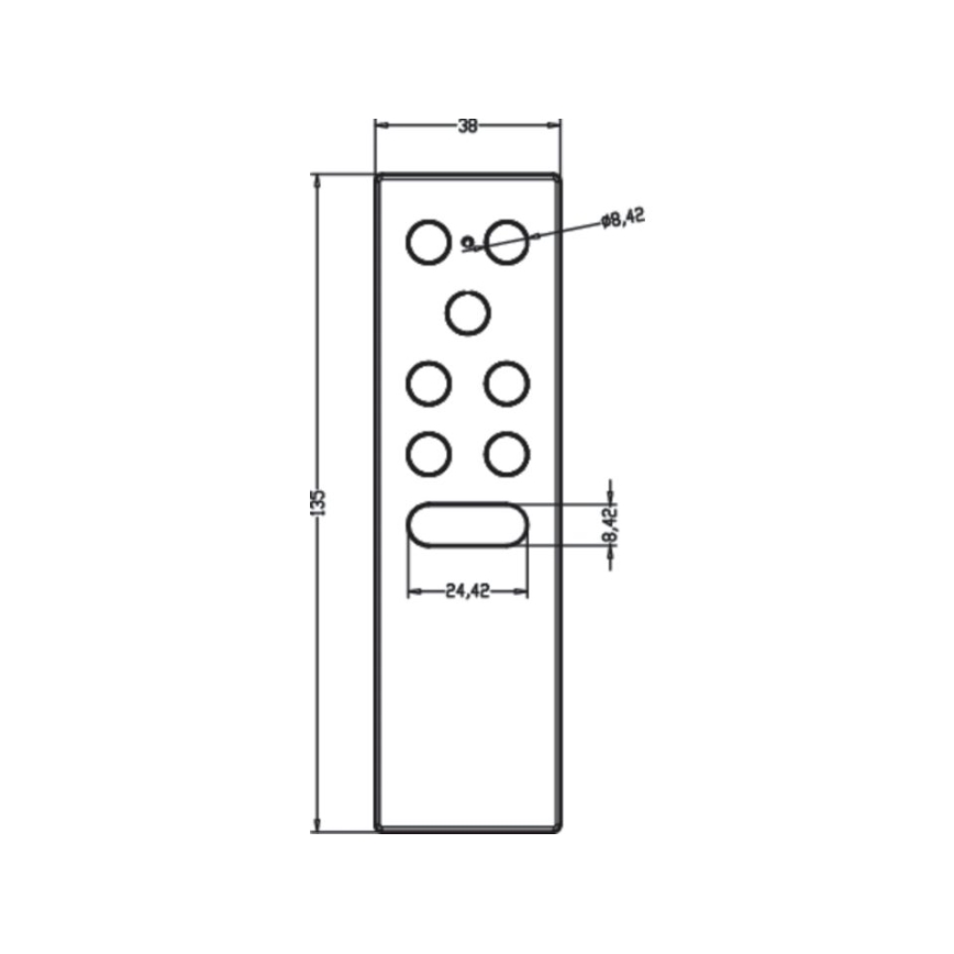 WiZ - Daljinski upravljač WIZMOTE 2xAAA Wi-Fi