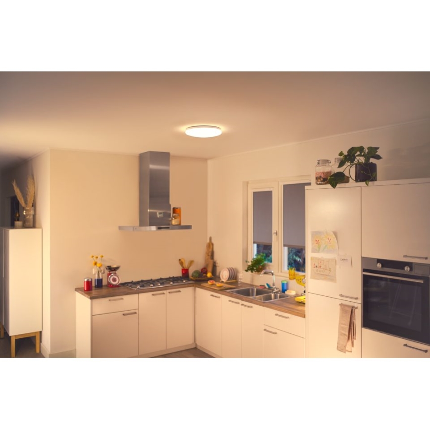 WiZ - LED prigušiva plafonska svetiljka SUPERSLIM LED/17W/230V 4000K Wi-Fi