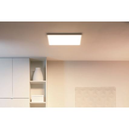 WiZ - LED prigušiva plafonska svetiljka SUPERSLIM LED/36W/230V 2700-6500K Wi-Fi bela