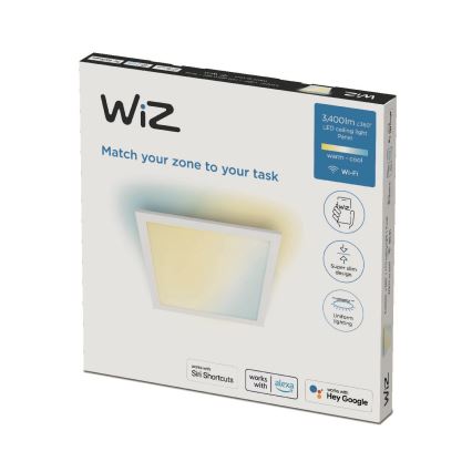 WiZ - LED prigušiva plafonska svetiljka SUPERSLIM LED/36W/230V 2700-6500K Wi-Fi bela
