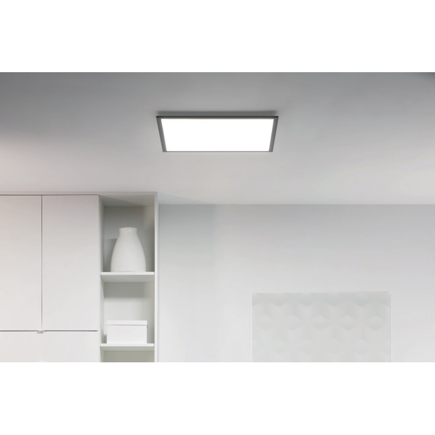 WiZ - LED prigušiva stropno svetlo SUPERSLIM LED/36W/230V 2700-6500K Wi-Fi crna