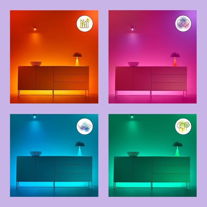 WiZ - LED RGB prigušiva stropna svetiljka SUPERSLIM LED/32W/230V 2700-6500K Wi-Fi bela