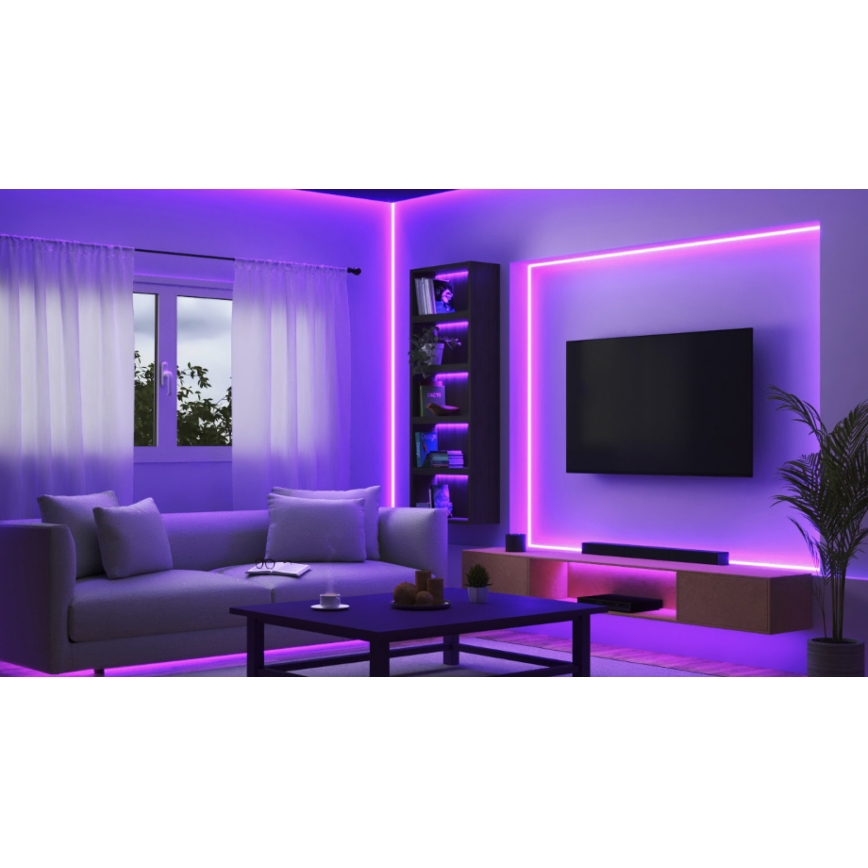 WiZ - LED RGB prigušiva traka 10m LED/12W/230V Wi-Fi