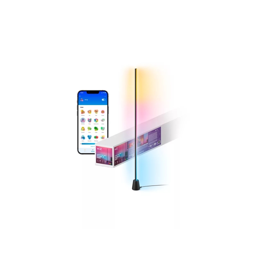 WiZ - LED RGBIC prigušiva podna lampa GRADIENT LED/9,7W/230V 2700-6500K Wi-Fi