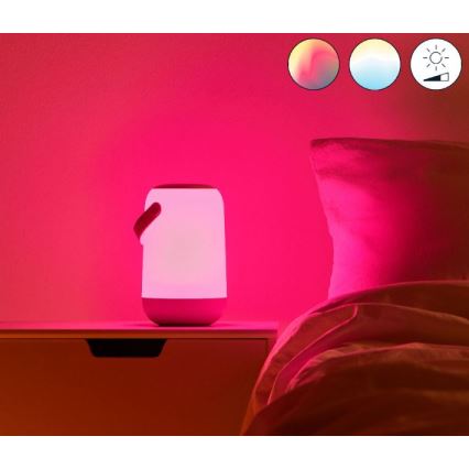 WiZ - LED RGBW prigušiva prenosna lampa MOBILE LED/13,5W/5V 2200-6500K Wi-Fi 1800 mAh