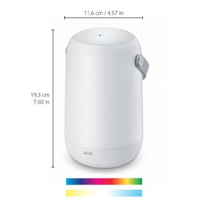 WiZ - LED RGBW prigušiva prenosna lampa MOBILE LED/13,5W/5V 2200-6500K Wi-Fi 1800 mAh