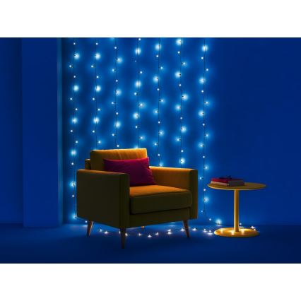 WiZ - LED RGBW prigušiva spoljašnja girlanda 160xLED 20m IP44 2700-5000K Wi-Fi