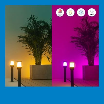 WiZ - Komplet za proširenje LED RGBW prigušiva spoljašnja lampa ELPAS LED/3,6W/12V 2700-5000K IP65 Wi-Fi