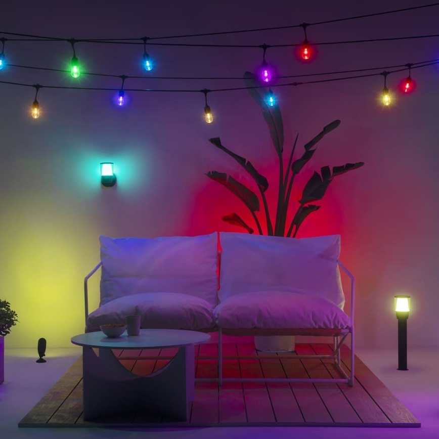 WiZ - Komplet za proširenje LED RGBW prigušiva spoljašnja lampa ELPAS LED/3,6W/12V 2700-5000K IP65 Wi-Fi