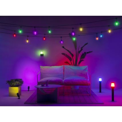 WiZ - Komplet za proširenje LED RGBW prigušiva spoljašnja lampa ELPAS LED/3,6W/12V 2700-5000K IP65 Wi-Fi