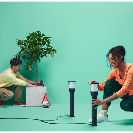 WiZ - LED RGBW prigušiva spoljašnja lampa ELPAS LED/4,8W/12/230V 2700-5000K IP65 Wi-Fi