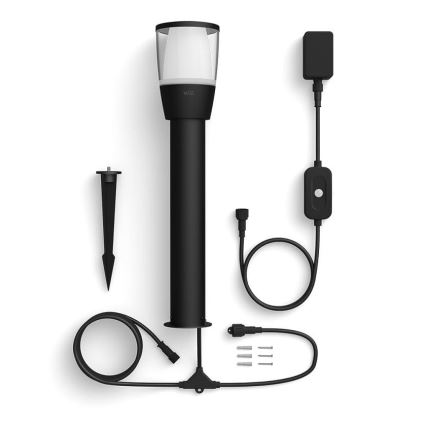 WiZ - LED RGBW prigušiva spoljašnja lampa ELPAS LED/4,8W/12/230V 2700-5000K IP65 Wi-Fi