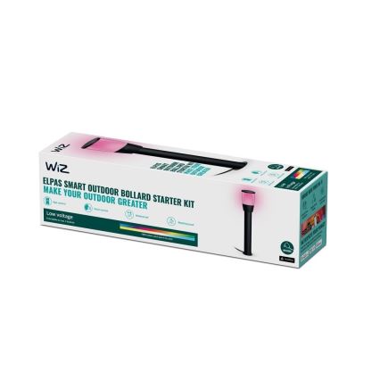 WiZ - LED RGBW prigušiva spoljašnja lampa ELPAS LED/4,8W/12/230V 2700-5000K IP65 Wi-Fi