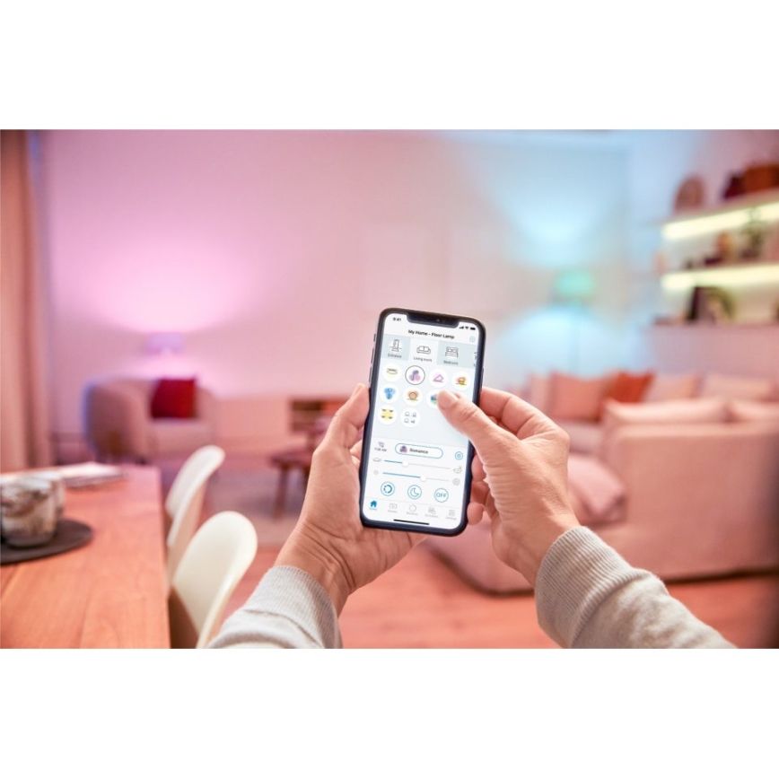 WiZ - LED RGBW prigušiva spoljna girlanda 12xLED 14,4m IP65 2700-5000K Wi-Fi